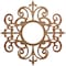 Ekena Millwork Dijon Wood Fretwork Pierced Ceiling Medallion, Walnut, 32"OD x 10 3/8"ID x 1/4"T CMWP32X32X0250DIWA - alternate 1